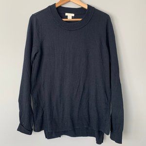 H&M Conscious crew neck blue Sweater Size M